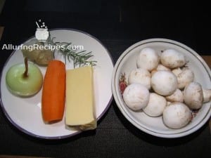 Ingredients -mushrooms