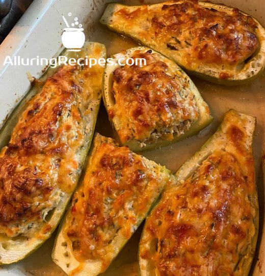 Фаршировані кабачки з куркою